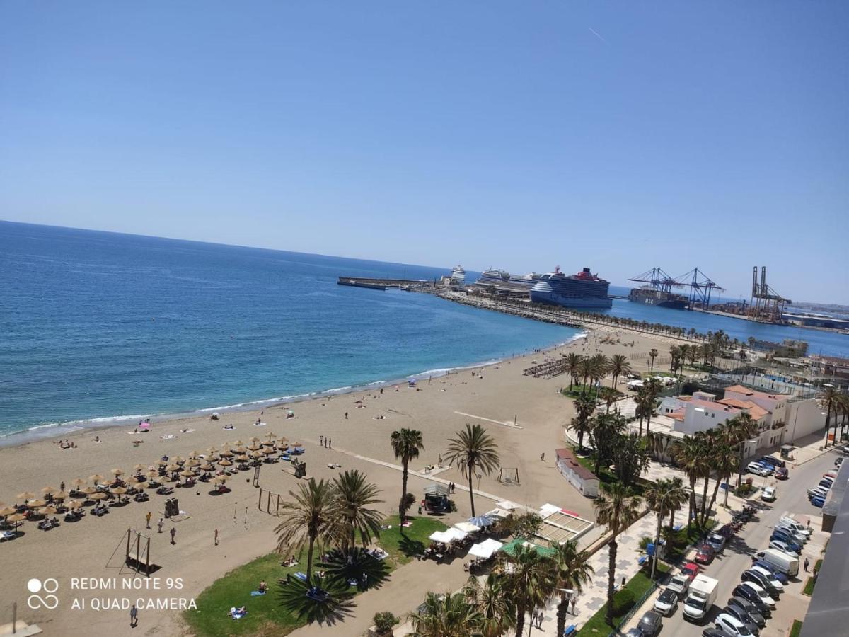 דירות מאלגה Espectaculares Vistas Al Mar Playa Malagueta מראה חיצוני תמונה